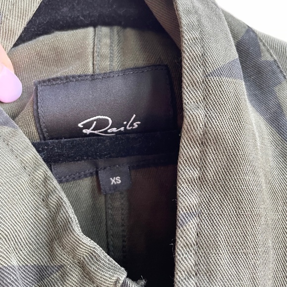 Rails Stars Army Jacket XS - Picture 3 of 4